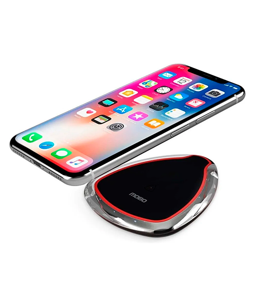 Cargador inalámbrico MOBO con luz led - Copyworld